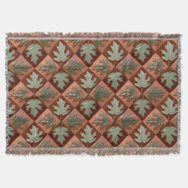 Cobertor Cobertura de borda com folhas de Maple