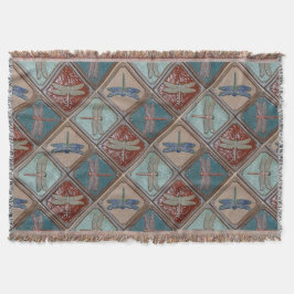 Cobertor Cobertura de borda com impressão de Dragonfly