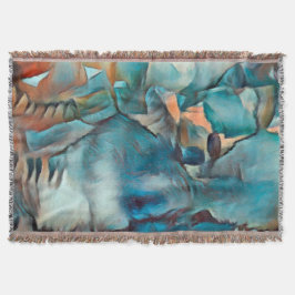 Cobertor Cobertura de linha moderna com padrão de Abstrato