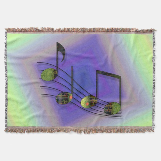 Cobertor Cobertura de Notas de Dubstep (Frente)