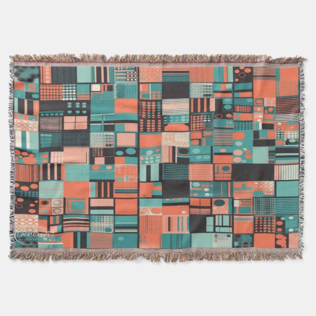 Cobertor Cobertura de Ponta de Algodão Multiforma (Frente)