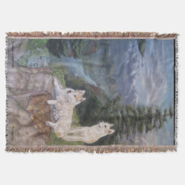 Cobertor Cobertura do abrigo seguro dos lobos