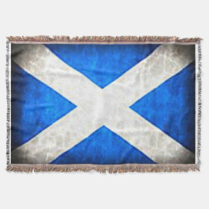 Cobertor Cobertura do lance. Bandeira de Scotland.