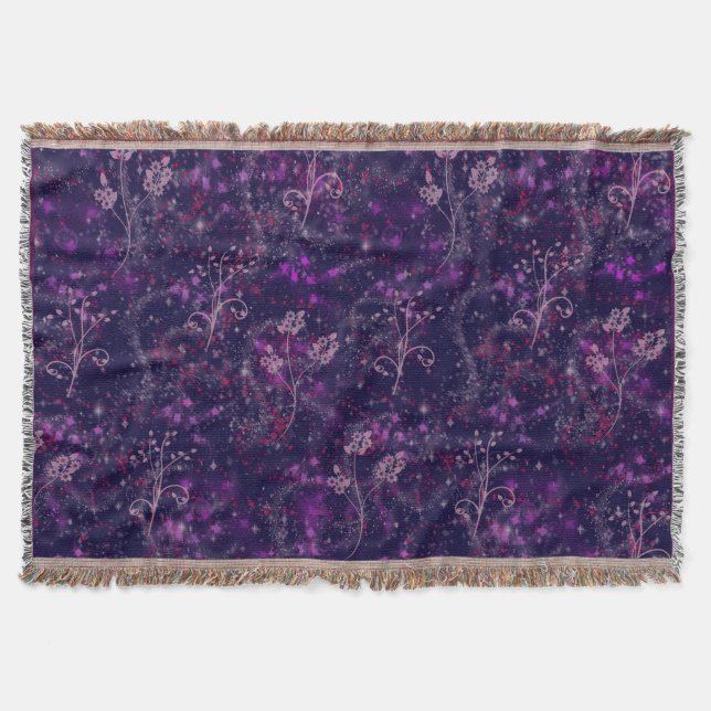 Cobertor Cobertura do lente - Floral e Estrela Burst (Frente)