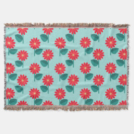 Cobertor Cobertura floral brilhante