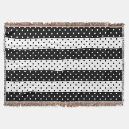 Cobertor Cobertura monocromática do lance das bolinhas