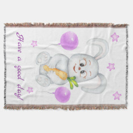 Cobertor Coelhinho bonito para um Poster de humor positivo