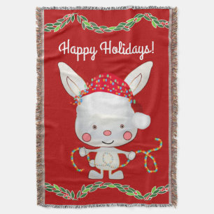 Cobertor Coelhinho das Festas de Natal