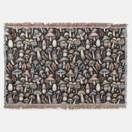 Cobertor Cogumelos Místicos