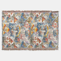 Cogumelos Místicos em Toile De Jouy