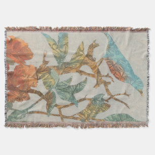 Cobertor Colagem Aviária I