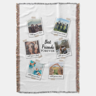 Cobertor Colagem Personalizada Personalizada dos Melhores A