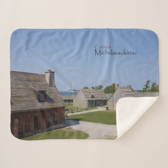 cobertor Colonial Michilimitado ackinac sherpa (Frente (Horizontal))