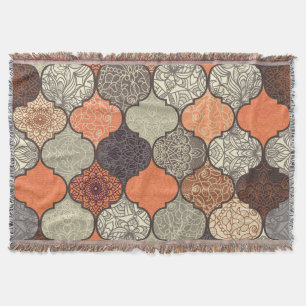 Cobertor Colorful Mandala: Patchwork Islâmica Sem Olhos.