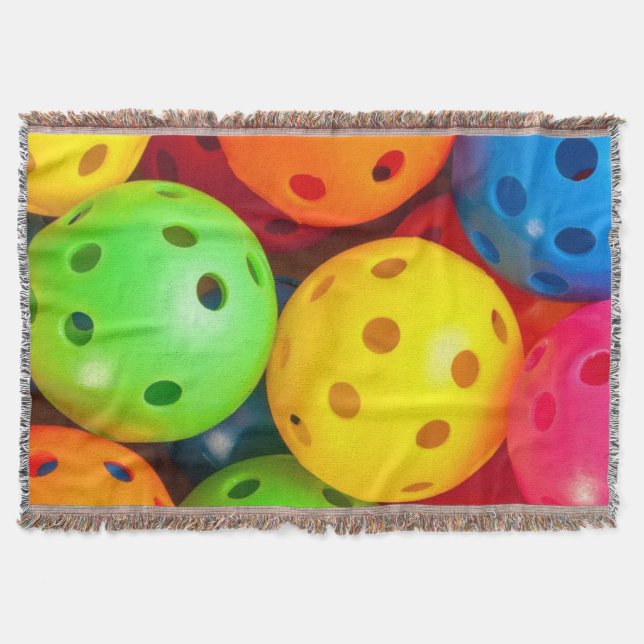 Cobertor Colorida de Pickleball (Frente)