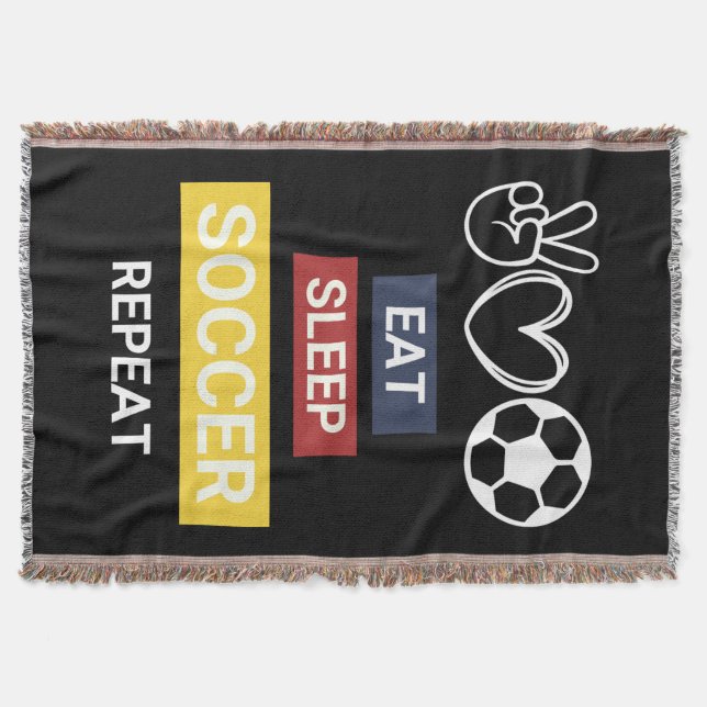 Cobertor Coma, Dorme, Futebol, Repita (Frente)