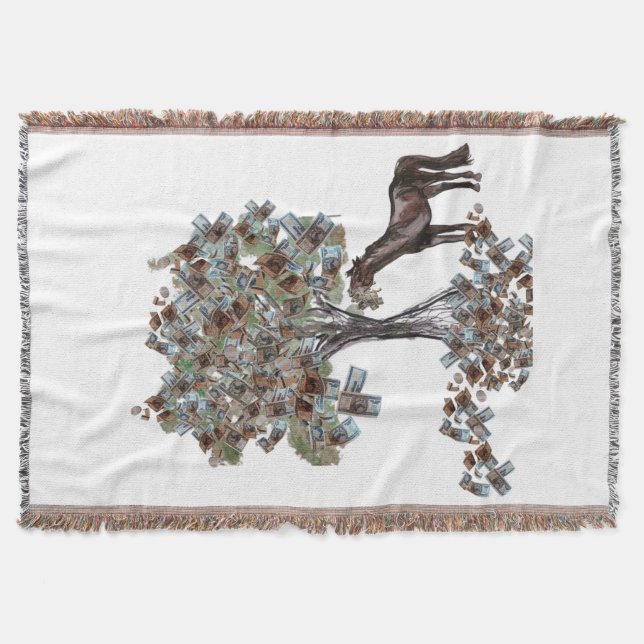 Cobertor comendo $ tree esta versão tem mais folhas (Frente)