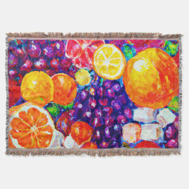 Cobertor comprar de Arte Fresco - Padrão de Frutas