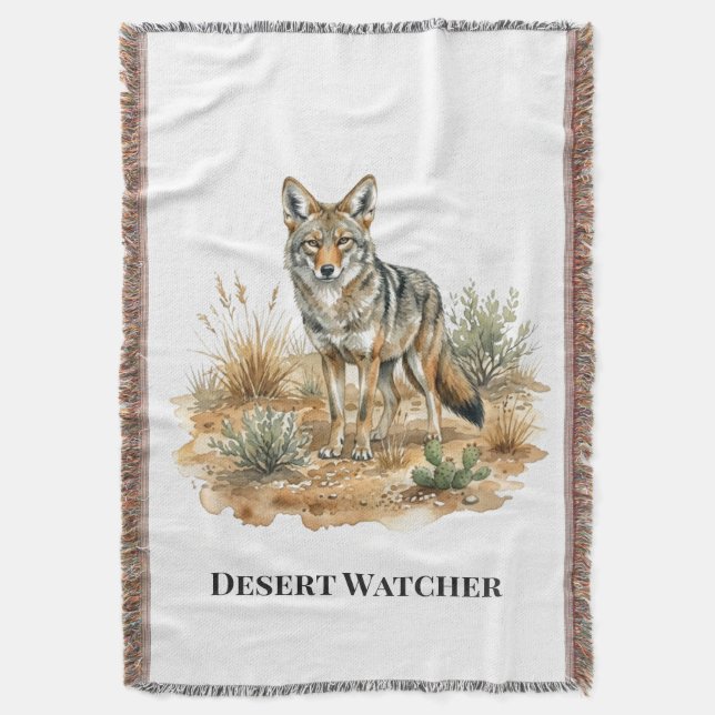 Cobertor Conforto do Rancho Desert Coyote Southwest (Frente Vertical)