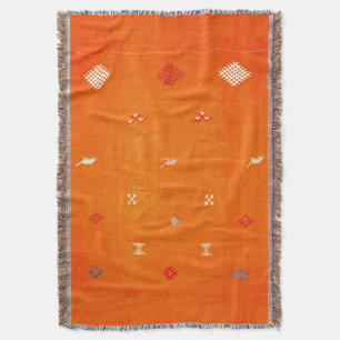 Cobertor Conforto Sun-Kissed: Orange Boho Marrocos