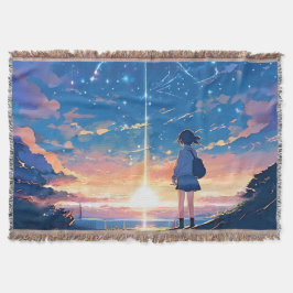 Cobertor constelação com estrelas atiradoras