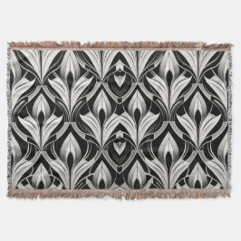 Cobertor Contraste preto e branco