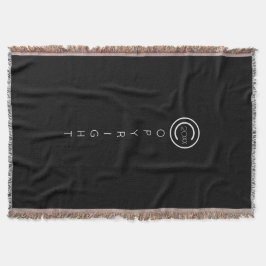 Cobertor Copyright Moderno Preto Tipográfico