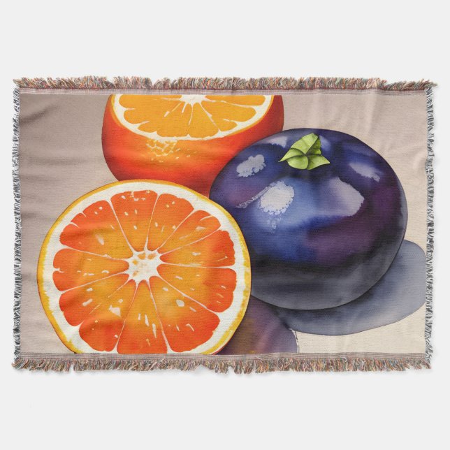 Cobertor Cor do Vazio Laranja (Frente)