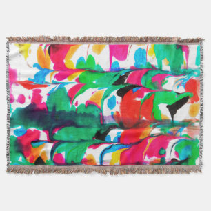 Cobertor Corações coloridos