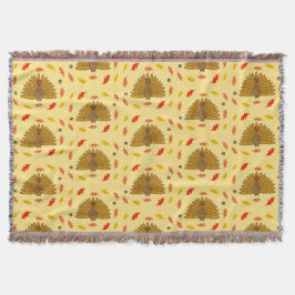 Cobertor Corajoso Dia de Ação de Graças Turquia Cai Sai Pad