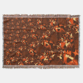 Cobertor Coral brilhante e acastanhado