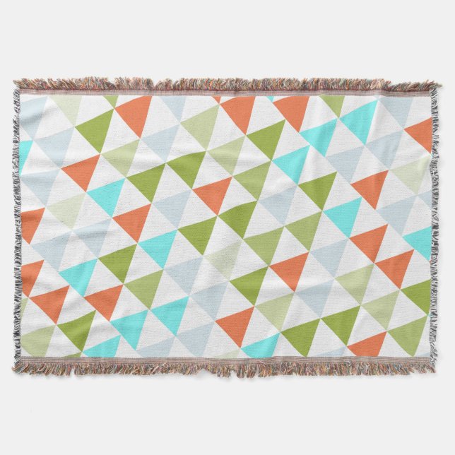 Cobertor Coral Coral Mint Modern Abstrato (Frente)
