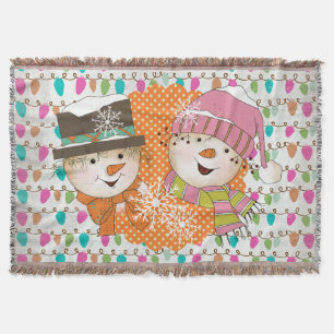 Cobertor Cordas de Luzes e Neve