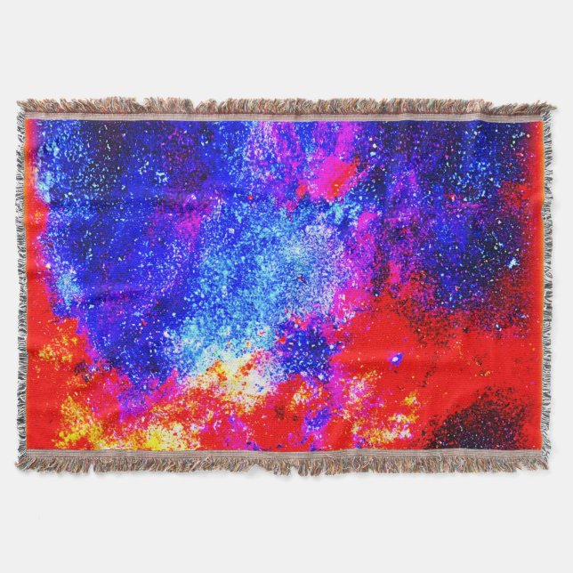 Cobertor Cores Vibrantes de Nebulosas. Comprar Agora (Frente)