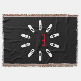 Cobertor CORONA 19 HOAX Throw Blanket