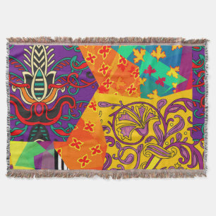 Cobertor Corpo Festivo Turco Indiano Mandala