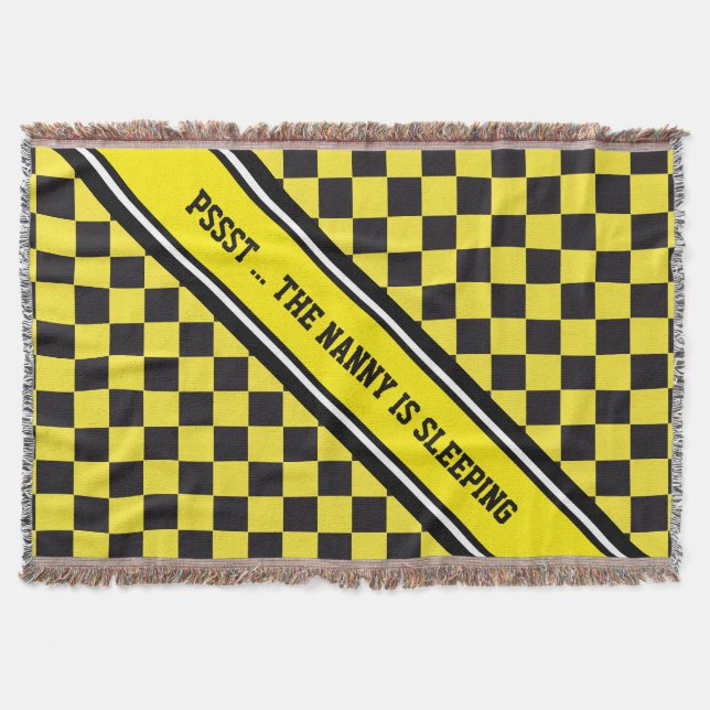 Cobertor Corrida de Carro / Padrão de Xadrez + seu backgr.  (Frente)