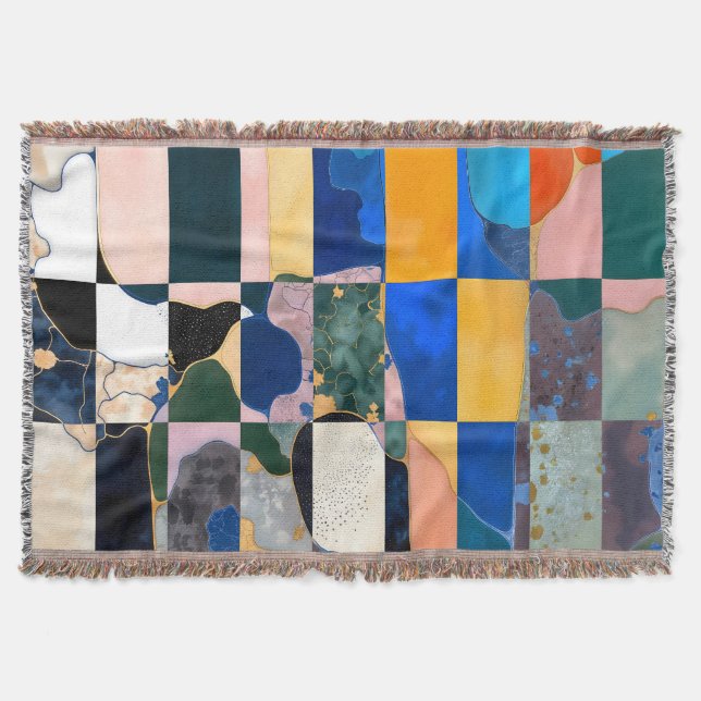 Cobertor Cortina de Checkerboard Luxe (Frente)