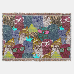 Cobertor Coruja na coroa