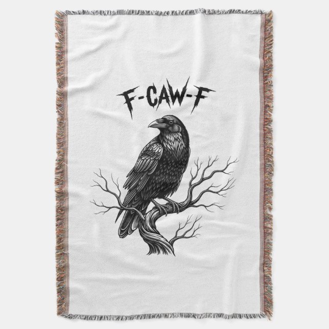 Cobertor Corvo - F-Caw-F (Frente Vertical)