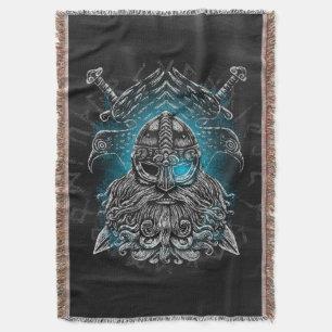 Cobertor Corvos de Odin Mitologia Viking Valhalla espera