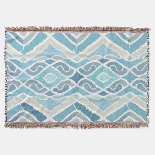 Cobertor Costeira/praia/azul náutico (Frente)