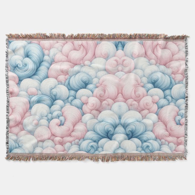 Cobertor Cotton Candy Clouds (Frente)