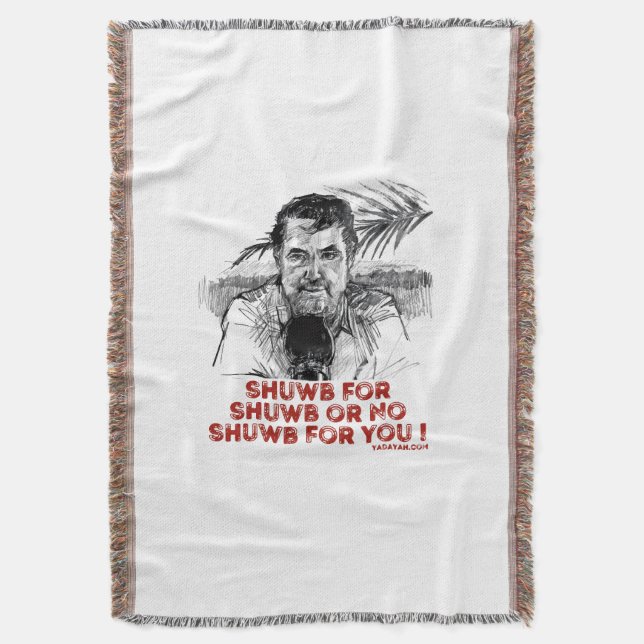 Cobertor Cotton Throw "Shuwb 4 Shuwb" (Frente Vertical)