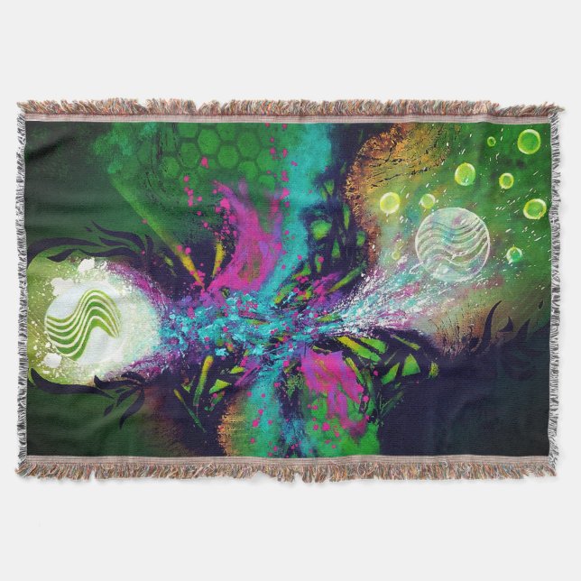 Cobertor Couverture EPHEMERE de Christèle Chabrette  (Frente)