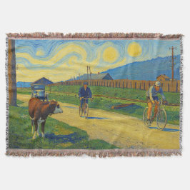 Cobertor Cow Watching Jules Buysse Tour de France 1926