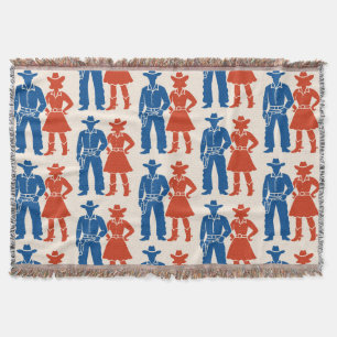 Cobertor Cowboy & Cowgirl Americana