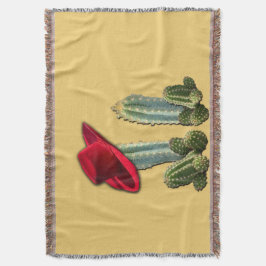 Cobertor Cowboy Hat e Cactus