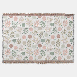 Cobertor Cozy Throw Blanket with Classic Polka Dot Pattern