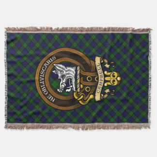 Cobertor Crachá Escocês Clan Campbell e Crest